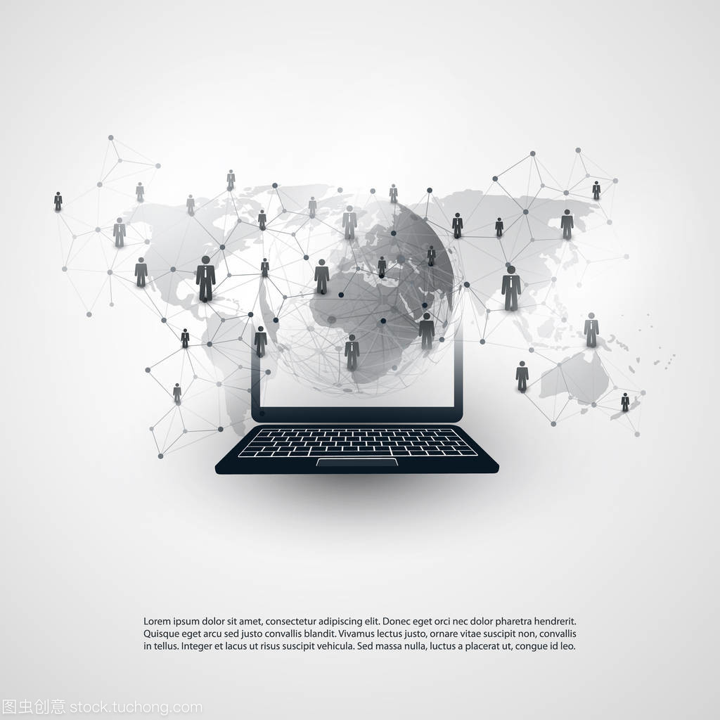 全球業務連接 網絡社交媒體的概念設計與未來展望